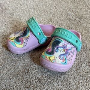 CROCS Kids' Pink Unicorn - C5